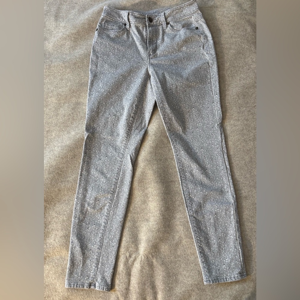LOFT Gray Skinny Jeans